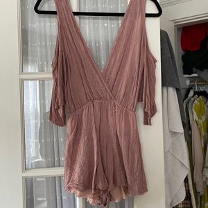 Pink romper -